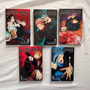 Jujutsu Kaisen Manga Volumes 0-4